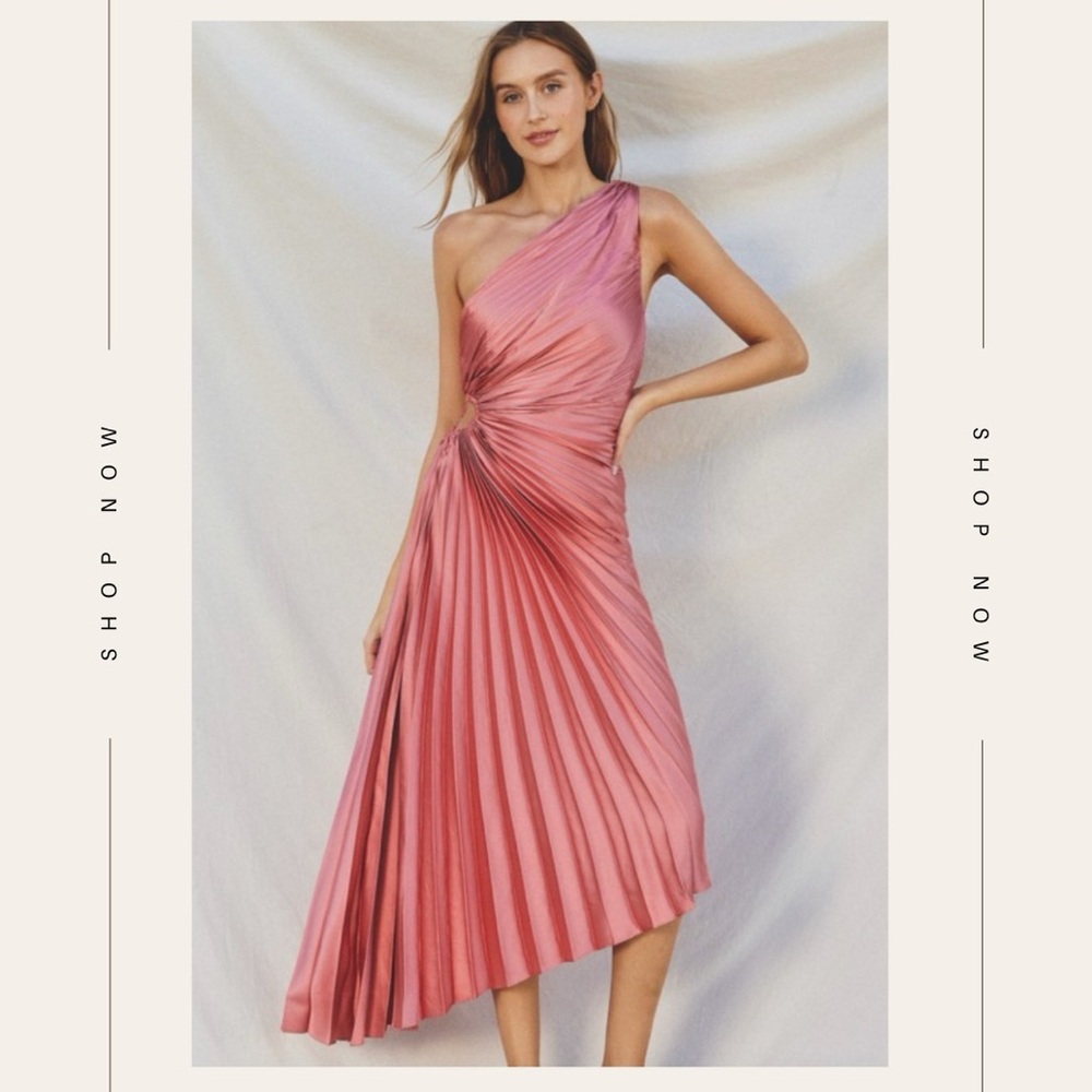 Olympia Rose Pleated dress